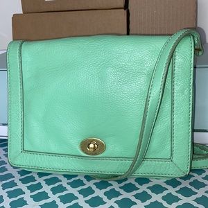 J. Crew crossbody bag mint green